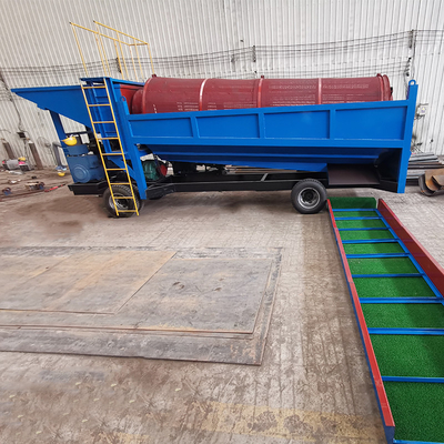 100 Tons Gold Separator Mobile Gold Trommel Screen Machine for Mining Washing Plant