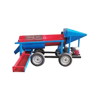 Mobile Gold Mining Trommel Screen 5-10 Tons Alluvial Plant with Customization Options