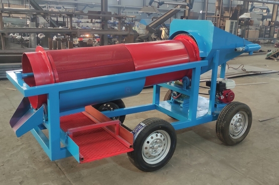 Mini Gold Wash Plant Gold Washing Trommel Screen Equipment 5-10TPH Customized Making