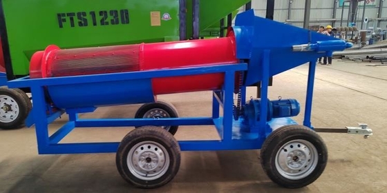 Easy to Operate Gold Mining Plan 5-10t/h Small Gold Washing Machine Mini Gold Trommel