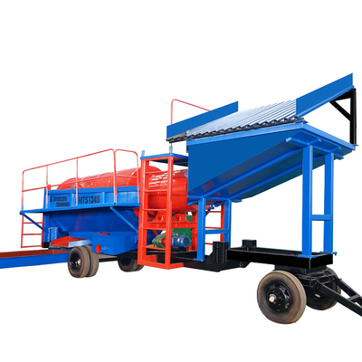50-80t/h Rotary Gold Mining Trommel Screening Machine for Alluvial or Placer Gold
