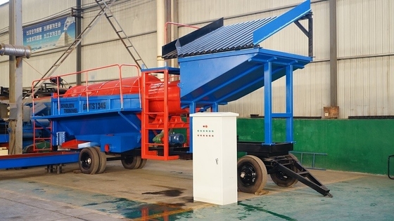 50-80t/h Rotary Gold Mining Trommel Screening Machine for Alluvial or Placer Gold