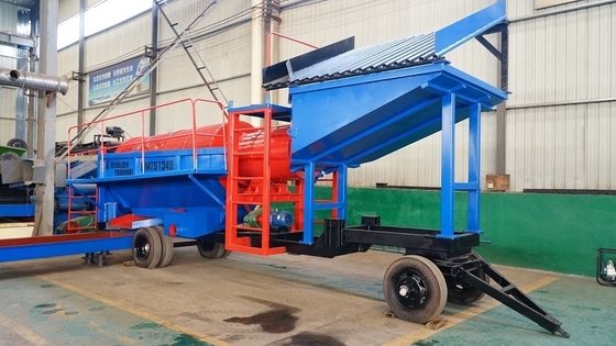 50-80t/h Rotary Gold Mining Trommel Screening Machine for Alluvial or Placer Gold