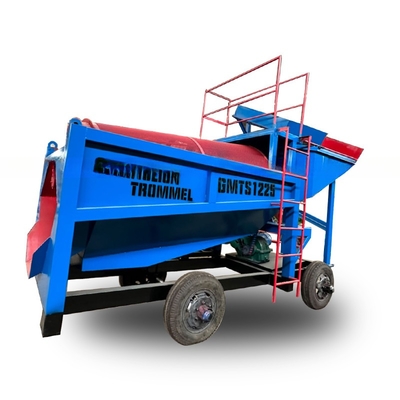 30-50tph Gold Trommel Plan for Gold Washing Processing Plant Mining Equipments Sieving