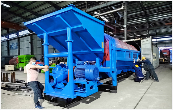 7500x1850x3500mm Gold Mining Trommel Processing Plant Sale Separator Equipment for Gold