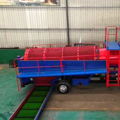200 Tph Alluvial Gold Trommel Washing Plant with Diamond Mining Equipment in Ghana