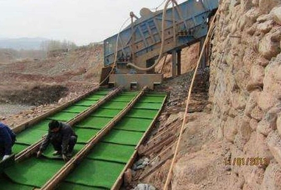 Portable Mini Gold Sluice Box for Alluvial or Placer Gold Mining Tools and Equipment