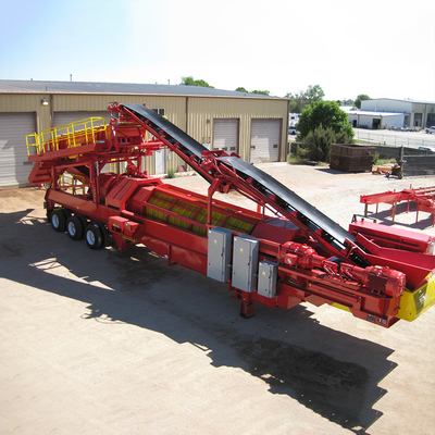220V/380V Voltage Sand Gold Mine Wash Trommel Screen Machine with Easy Operation