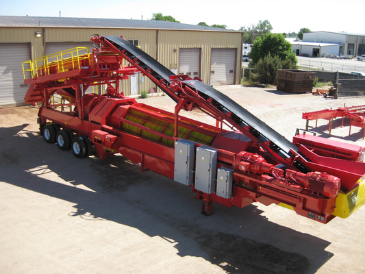 220V/380V Voltage Sand Gold Mine Wash Trommel Screen Machine with Easy Operation