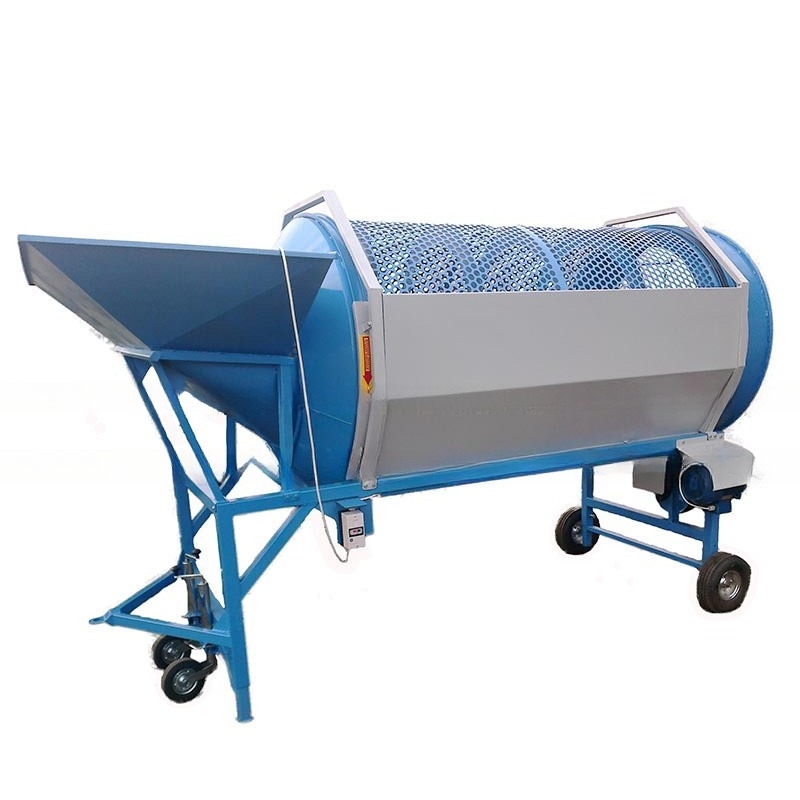 Mobile Type Soil Compost Trommel Screener Sifter and for Organic Fertilizer Screening