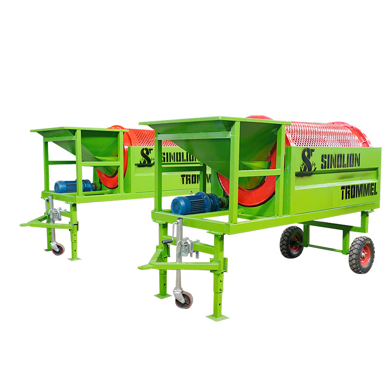 15 m3/h Capacity Compost Drum Sieve Trommel Screen for Organic Fertilizer Production