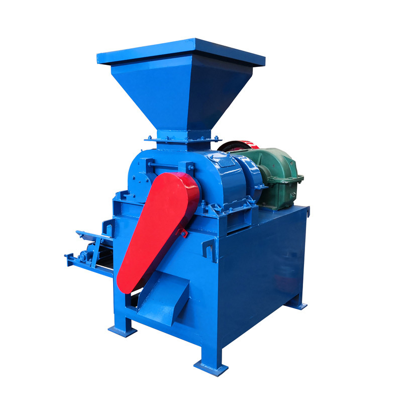 Coal Charcoal Coke Roller Briquette Press Machine with 850KG Weight and AC Motor