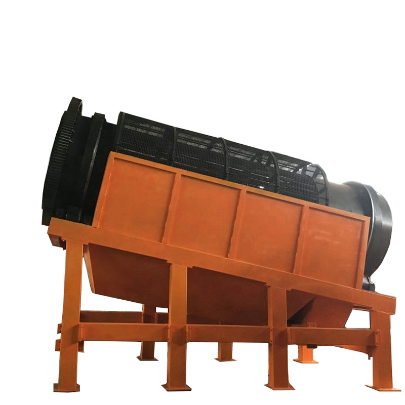 Construction Works Rotary Trommel Drum Sifter Sieve Drum Screening Machine for Mining