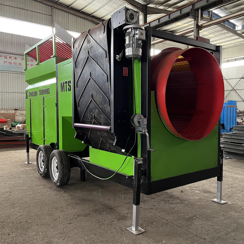Sprial Separator Depend on Firewood Chip Trommel Screen for Mobile Woodchip Sawdust Best