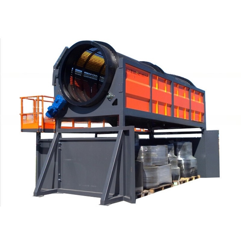 2200 KG Capacity Drum Sand and Gravel Separator with Stainless Steel Screen Material