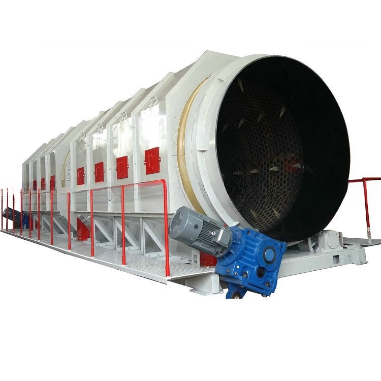 Energy Mining Municipal Solid Waste Sorting and Recycling Machinery Shaftless Garbage Trommel Screen