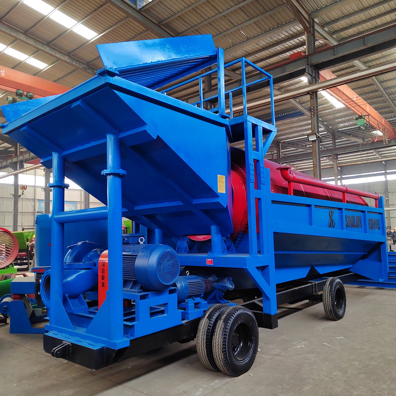 Gold Concentrator Rotary Drum Washer for Natural Gold Recovery in Different Models
