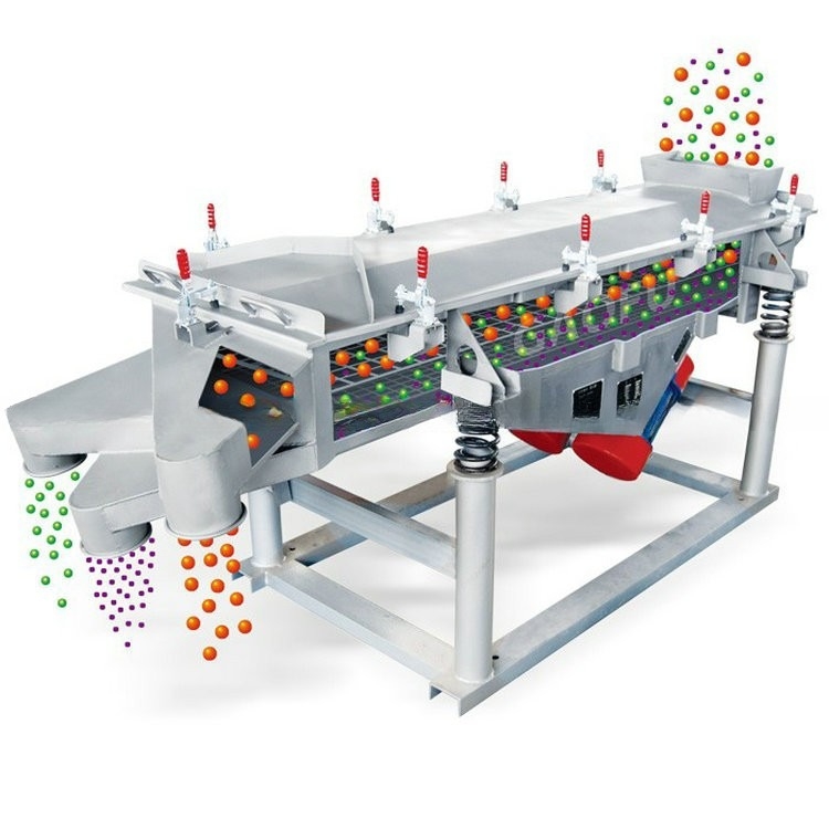 Rotex Linear Vibrating Screen Machine for Silica Sand Powder As Per Different Model