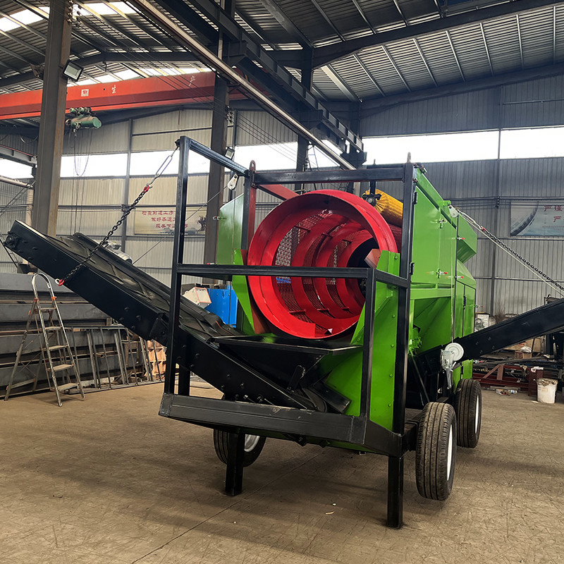 220V/380V Voltage Movable Rotation Trommel Screen for Soil Screener and Collector