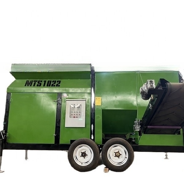 Small-scale Sieving of Pig and Sheep Manure using Mobile Portable Trommel Screen