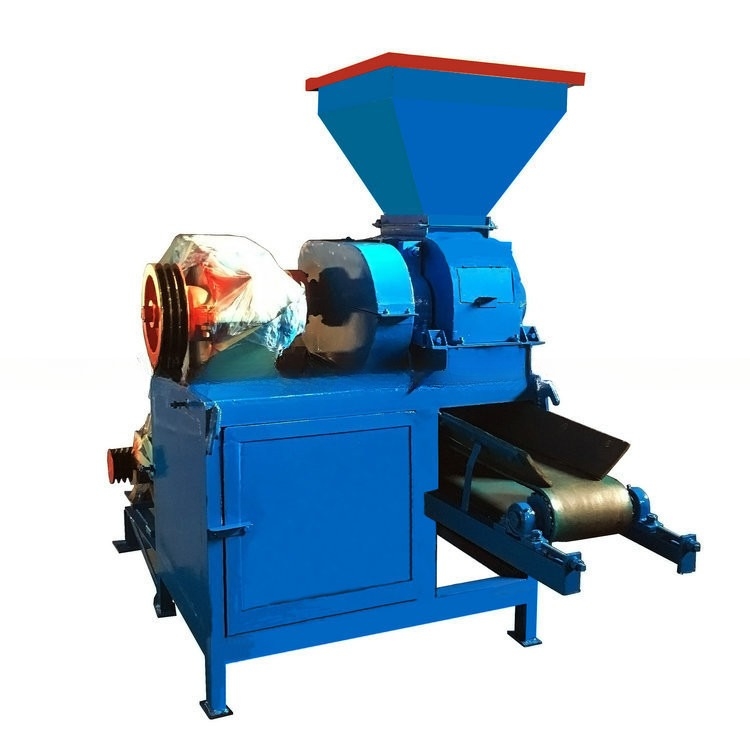 15-30% Material Moisture Double Roller Charcoal Pressing Machine with Y120M-4 Motor