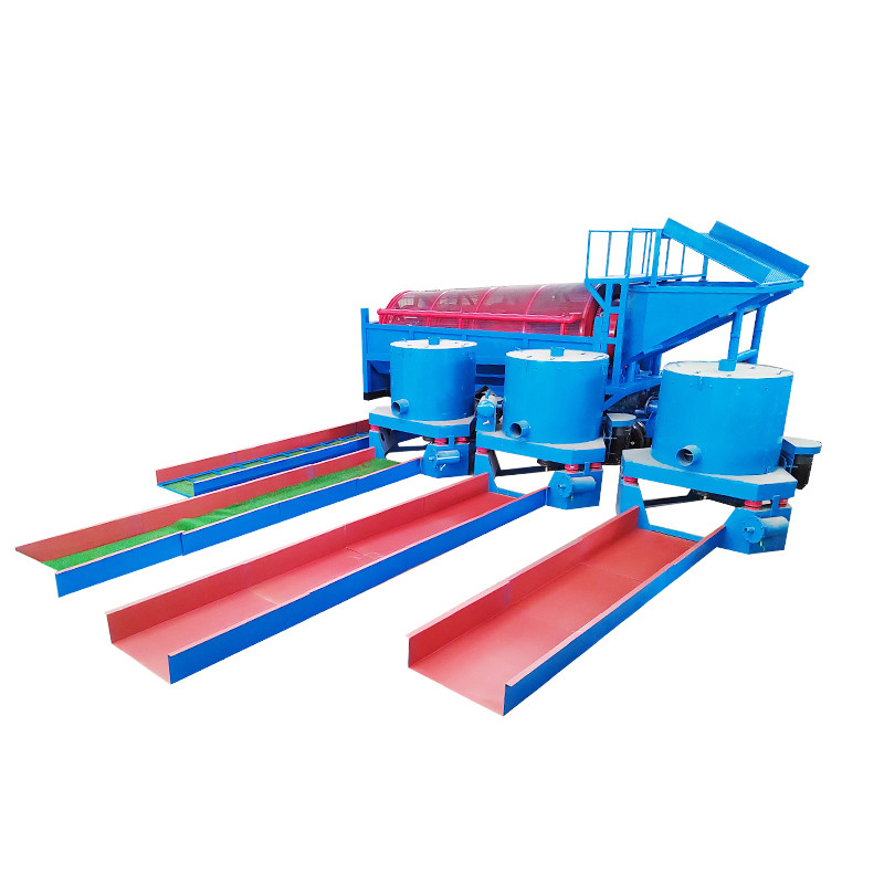 80-150t/h Capacity Steel Mineral Separation Gold and Diamond Mining Mobile Trommel Screen