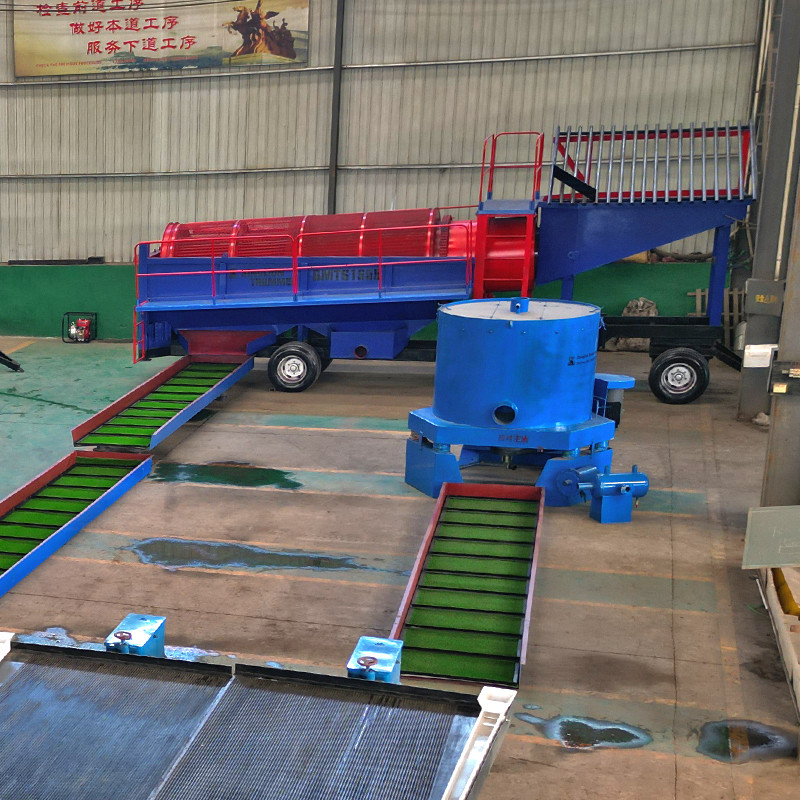 Double Screen Mobile Gold Trommel Screen Machine Wash Plant for Multiple Material Output