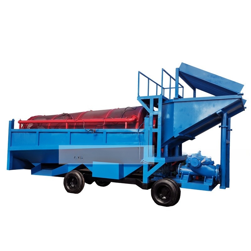 30-50t/h High Capacity Gold Washing Machine Trommel Scrubber for Gold Refining System