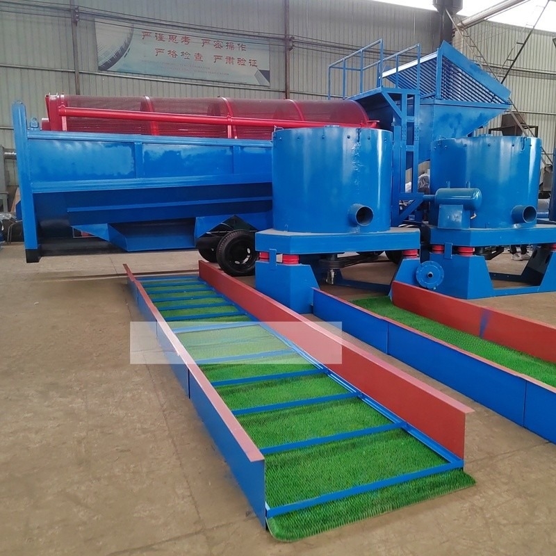 Steel Portable Gold Gemini Shaking Table for Mine Separation Equipment at 8m*2.2m*3.6m