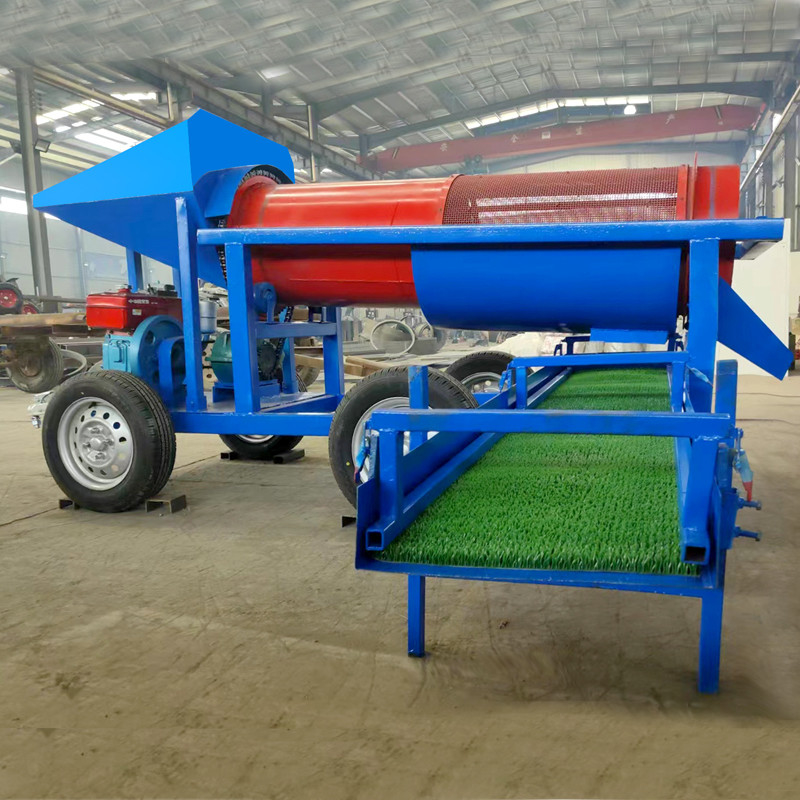 220V/380V/440V Voltage Portable Placer Gold Mobile Trommel Screen with Easy Operation