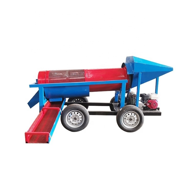 5-10T/H Capacity Mobile Gold or Diamond Trommel Sieve for Advanced Mineral Processing