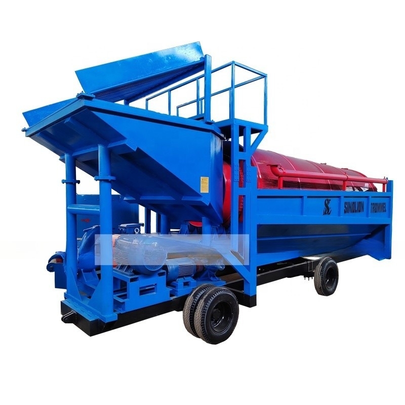80-150t/h Capacity Diamond Trommel for Sand Gold Mining in Australia Customized Design