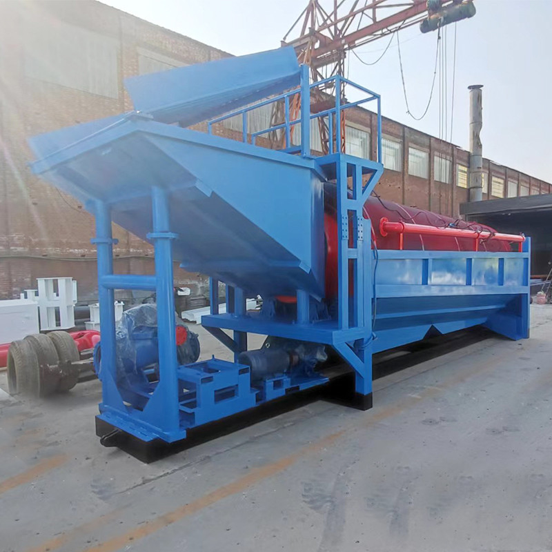 150-200t/h Steel Gold and Diamond Trommel Plant for River Mining Processing Equipment