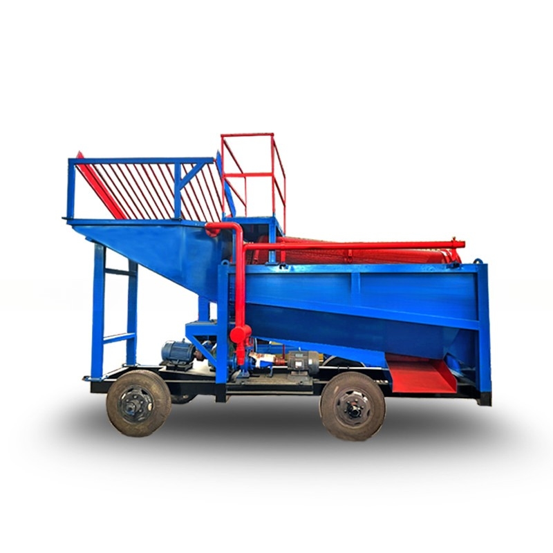 30-50tph Gold Trommel Plan for Gold Washing Processing Plant Mining Equipments Sieving